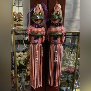 Princess Frog hanging decorations (1 pair, sold together)